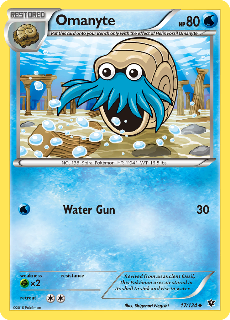 Omanyte - Fates Collide SET-17