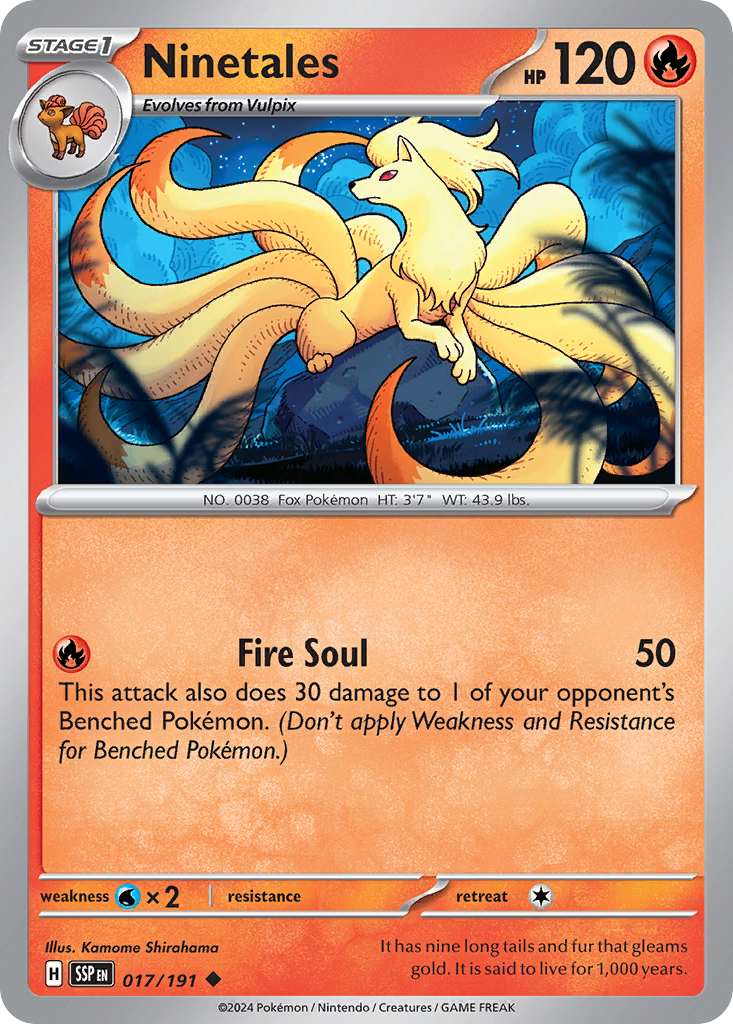 Ninetales - Surging Sparks SET-17