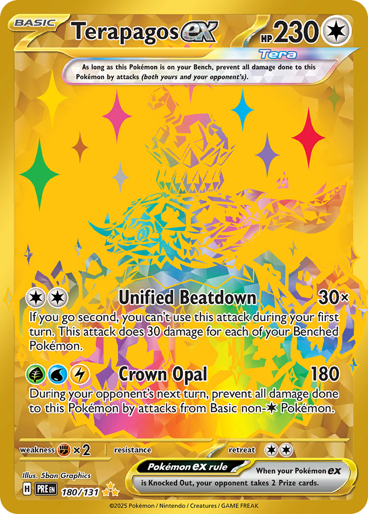 Terapagos EX - Prismatic Evolutions SET-180