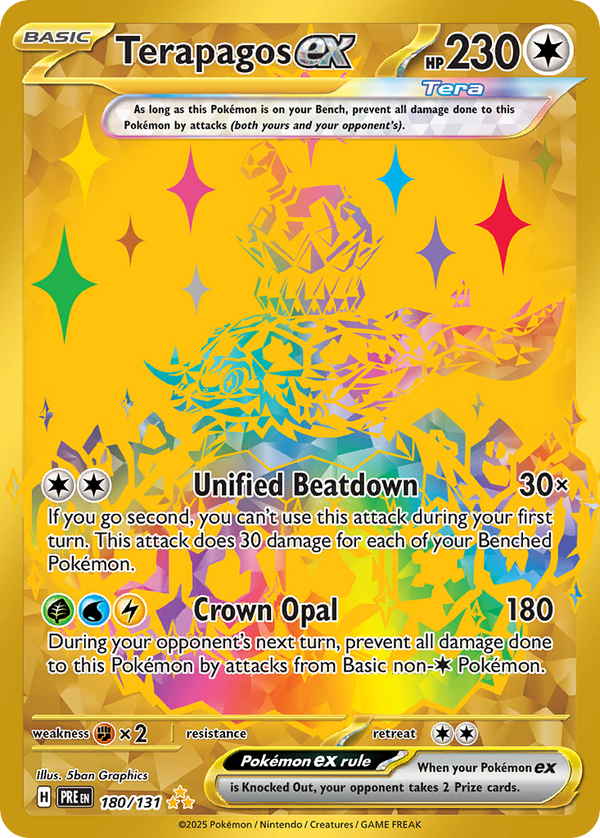 Terapagos EX - Prismatic Evolutions SET-180