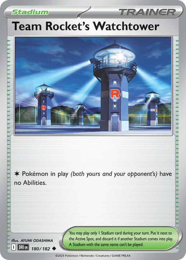 Team Rocket's Watchtower - Destined Rivals SET-180