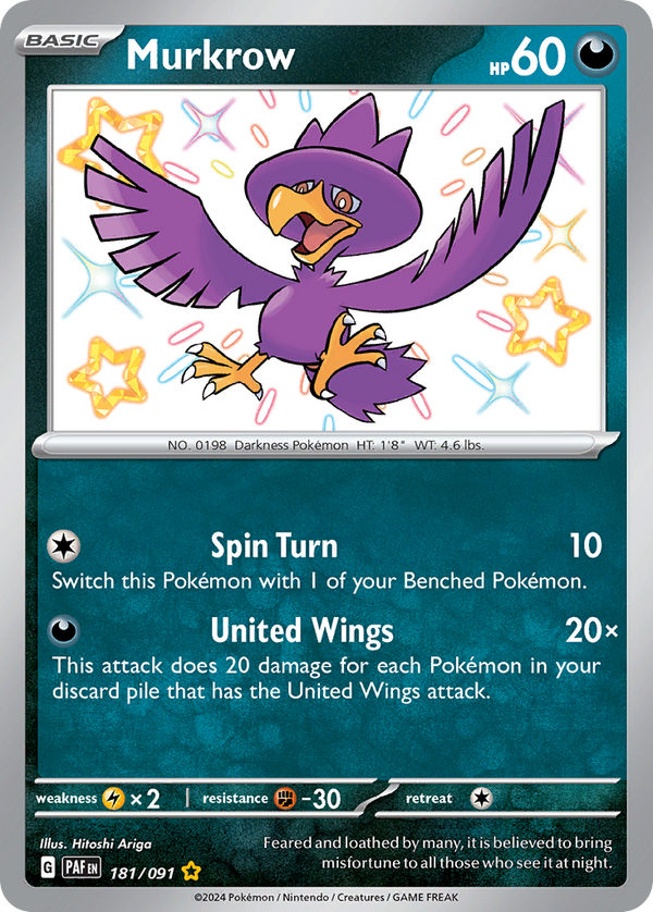 Murkrow - Paldean Fates SET-181