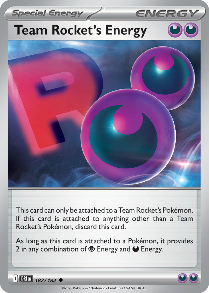 Team Rocket's Energy - Destined Rivals SET-182