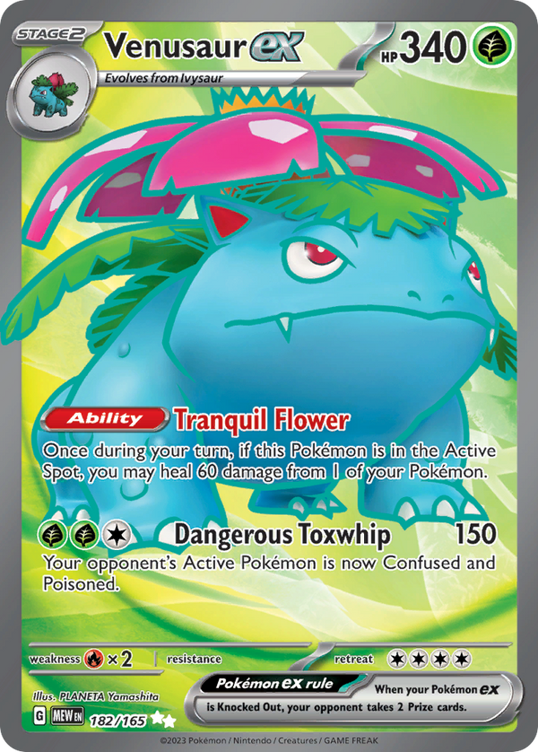 Venusaur EX - 151 SET-182