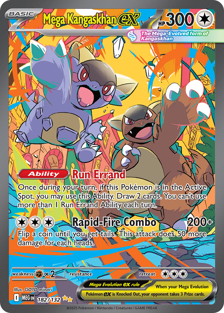 Mega Kangaskhan EX - Mega Evolution SET-182