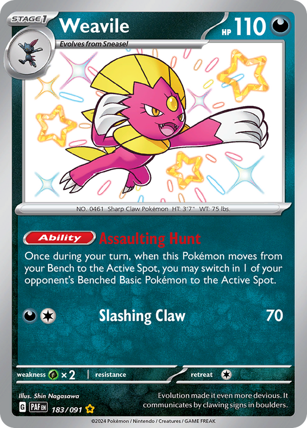 Weavile - Paldean Fates SET-183