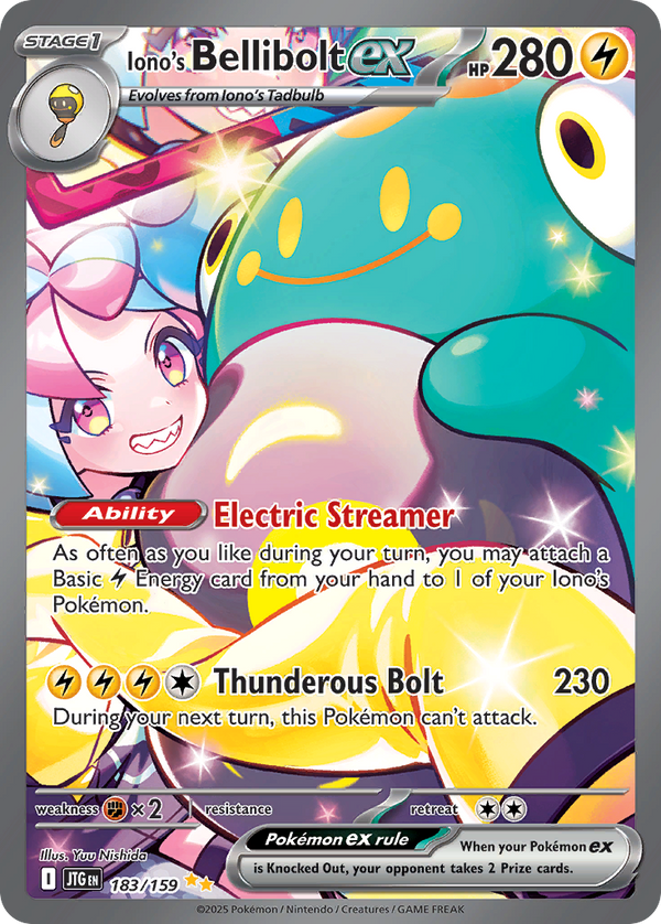 Iono's Bellibolt EX - Journey Together SET-183