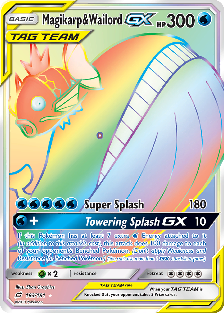 Magikarp & Wailord-GX - Team Up SET-183