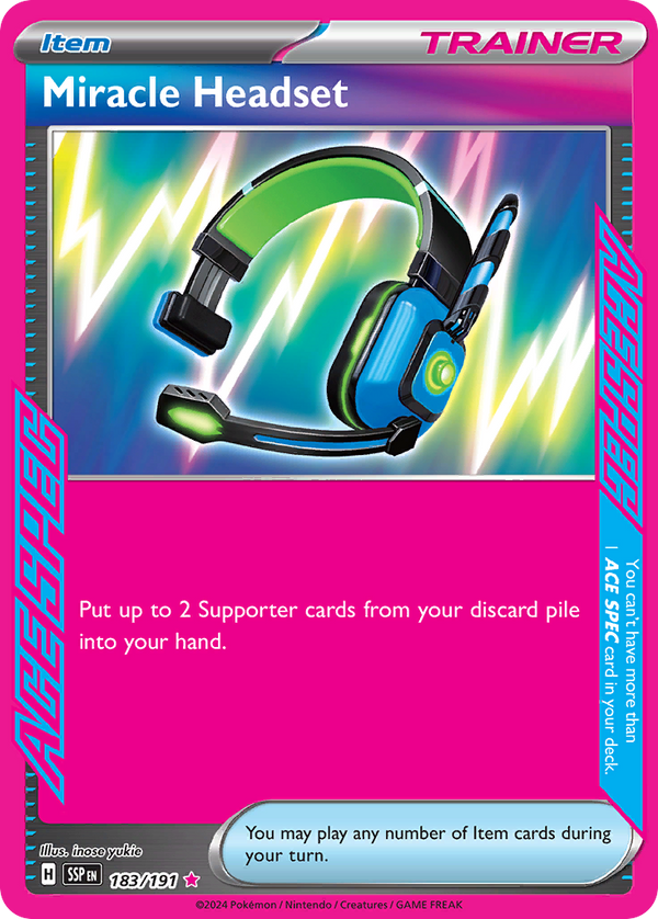 Miracle Headset - Surging Sparks SET-183