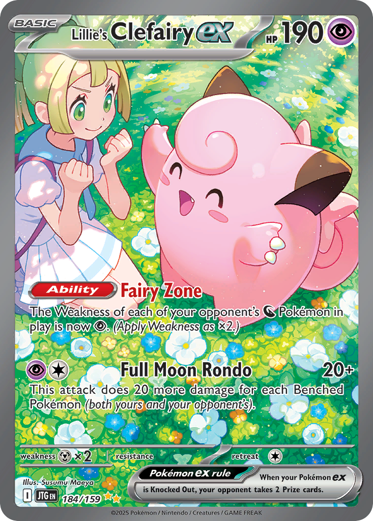 Lillie's Clefairy EX - Journey Together SET-184