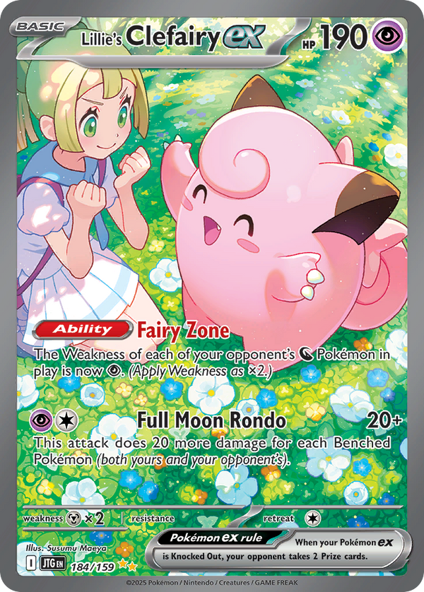 Lillie's Clefairy EX - Journey Together SET-184
