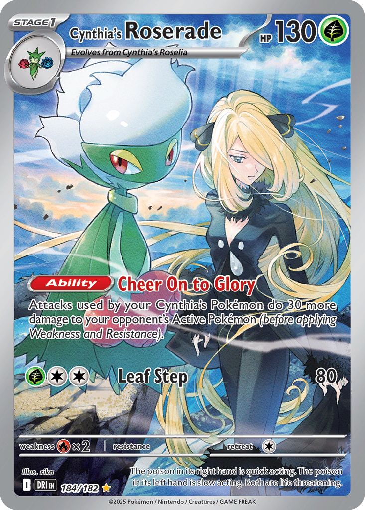 Cynthia's Roserade - Destined Rivals SET-184