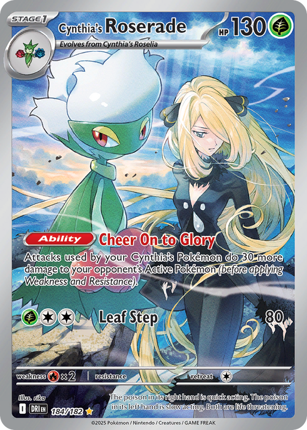 Cynthia's Roserade - Destined Rivals SET-184