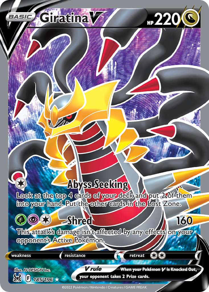 Giratina V - Lost Origin SET-185