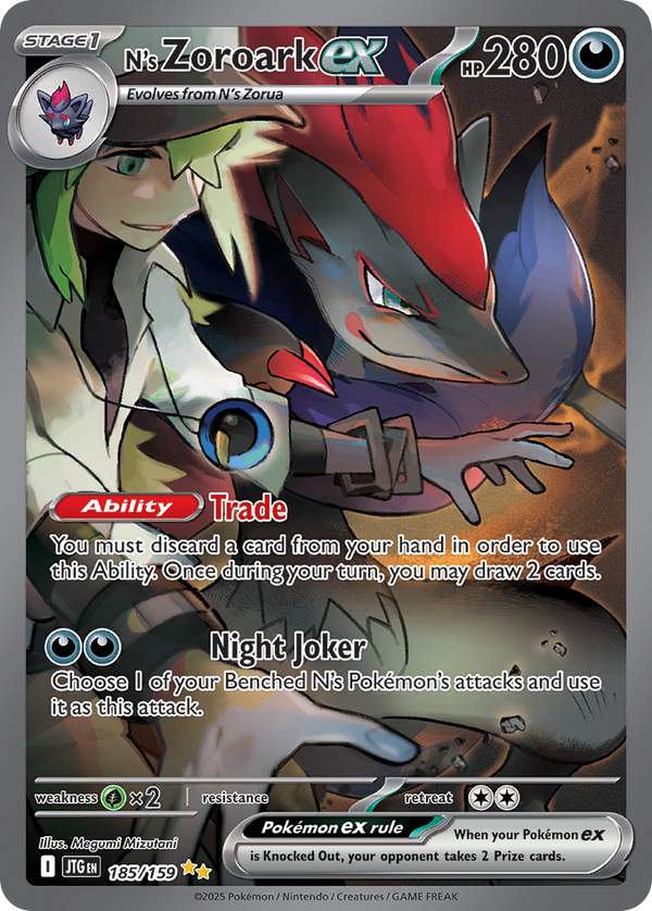 N's Zoroark EX - Journey Together SET-185