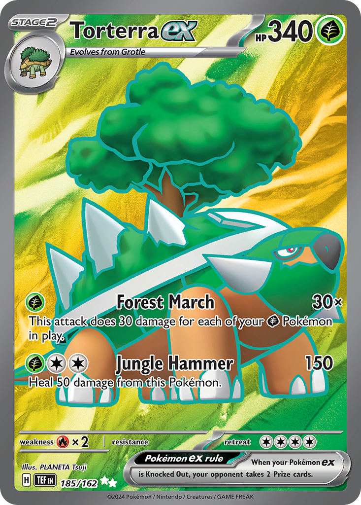 Torterra EX - Temporal Forces SET-185