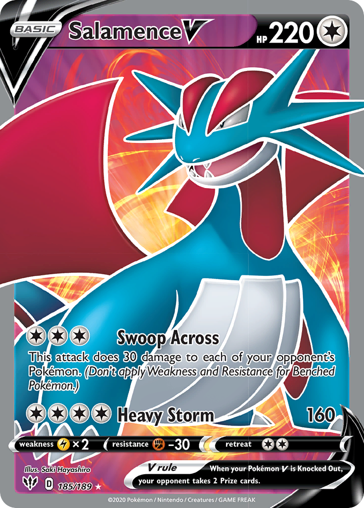 Salamence V - Darkness Ablaze SET-185