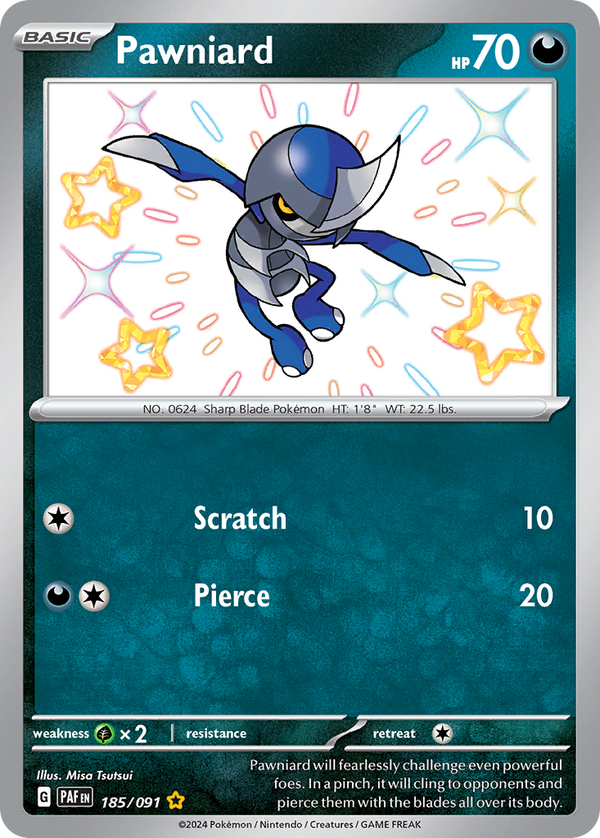 Pawniard - Paldean Fates SET-185