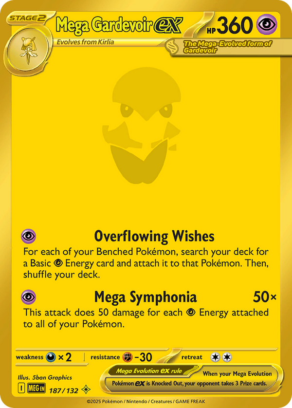 Mega Gardevoir EX - Mega Evolution SET-187