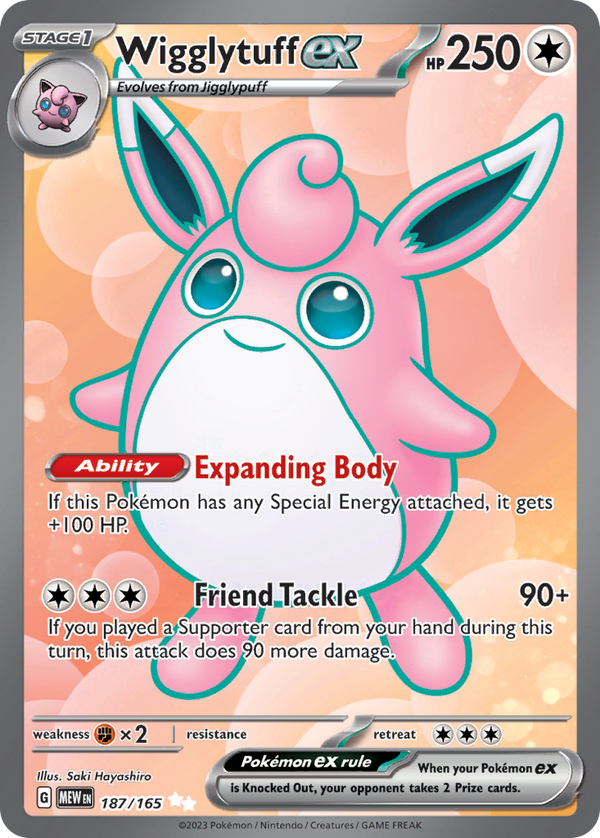Wigglytuff EX - 151 SET-187