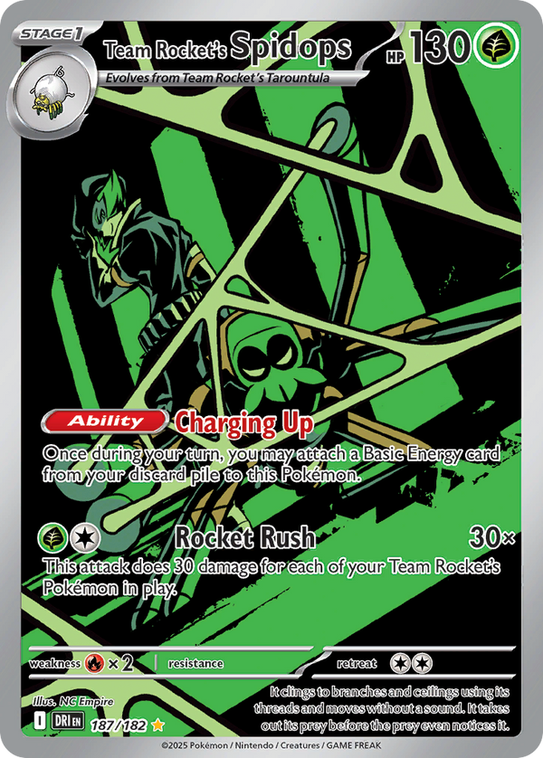 Team Rocket's Spidops - Destined Rivals SET-187