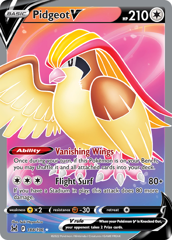 Pidgeot V - Lost Origin SET-188