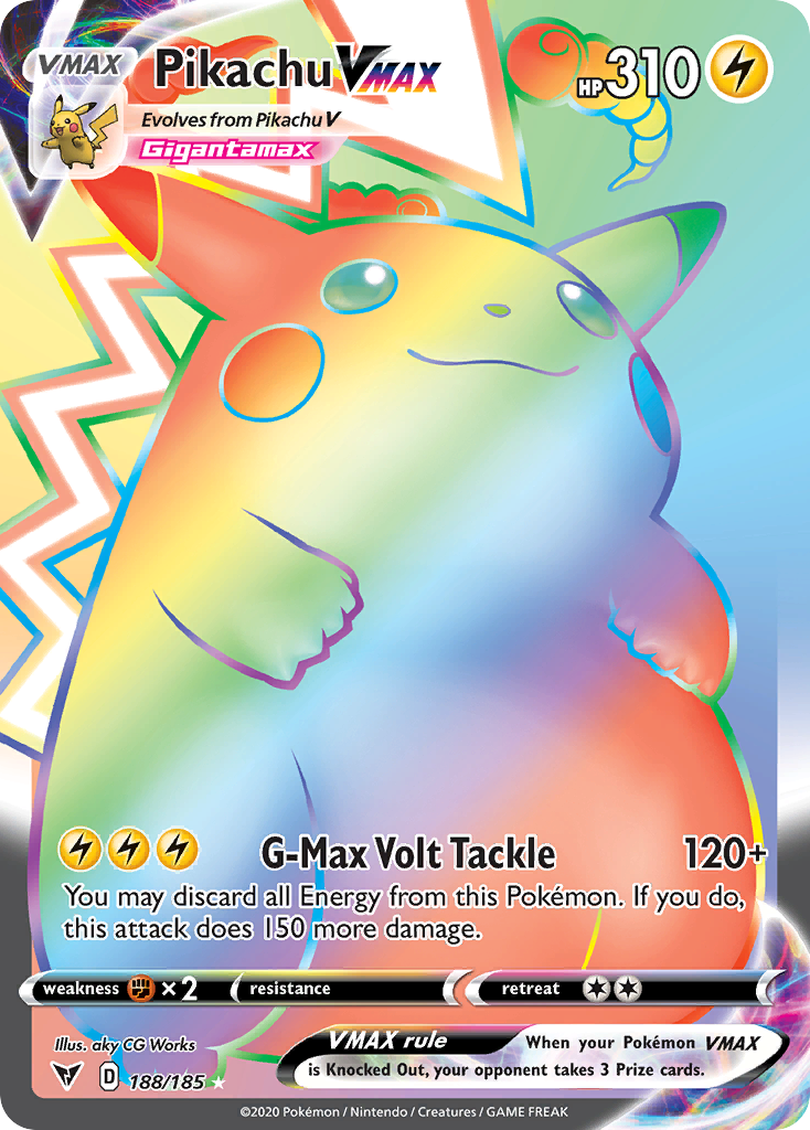 Pikachu VMAX - Vivid Voltage SET-188