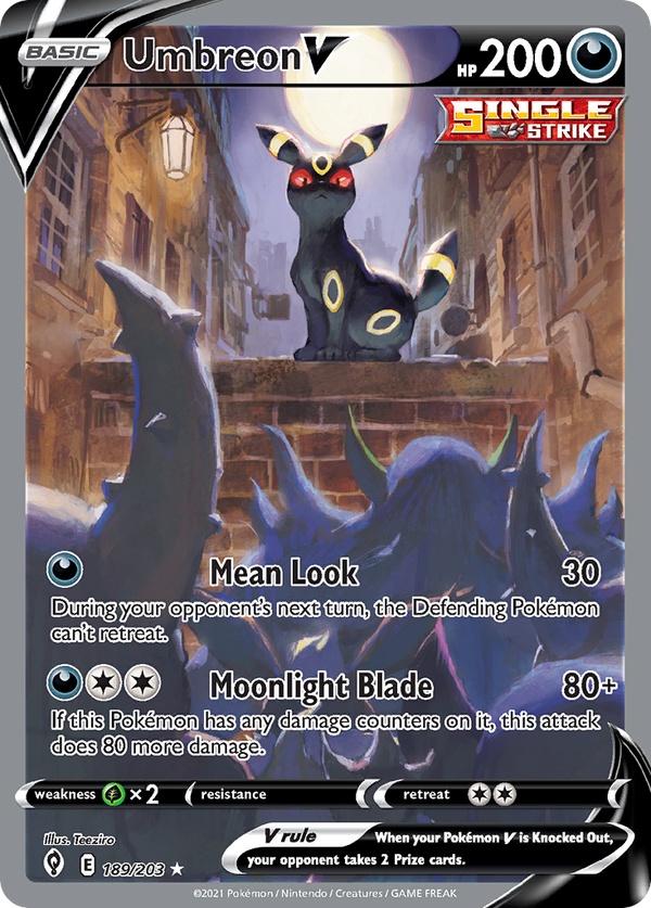 Umbreon V - Evolving Skies SET-189