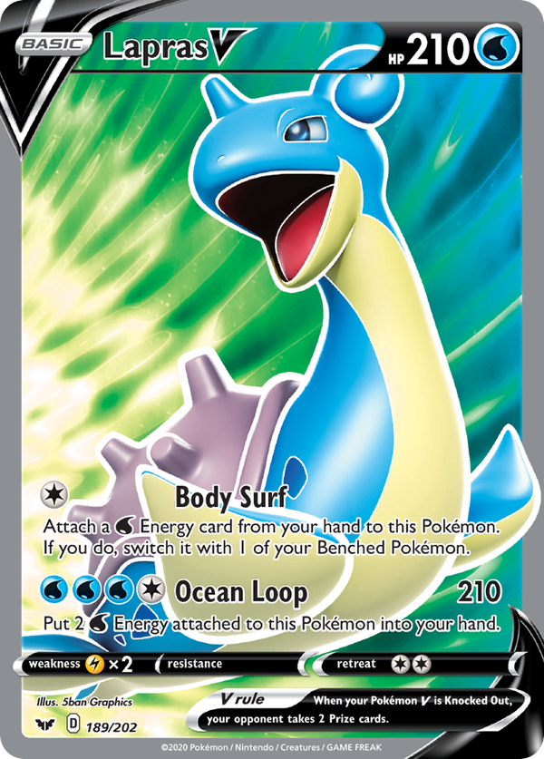 Lapras V - Sword & Shield SET-189