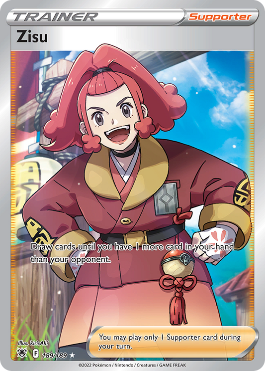 Zisu (Astral Radiance SET) (Trainer) (Supporter) (Rare Ultra) (PKM Astral Radiance SET-100)