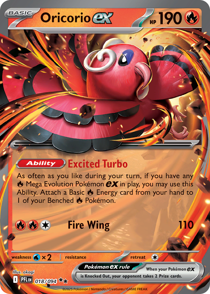 Oricorio ex - Phantasmal Flames SET-18