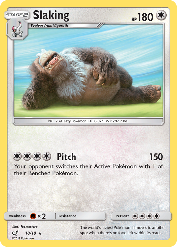 Slaking - Detective Pikachu SET-18