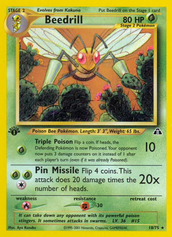 Beedrill - Neo Discovery SET-18