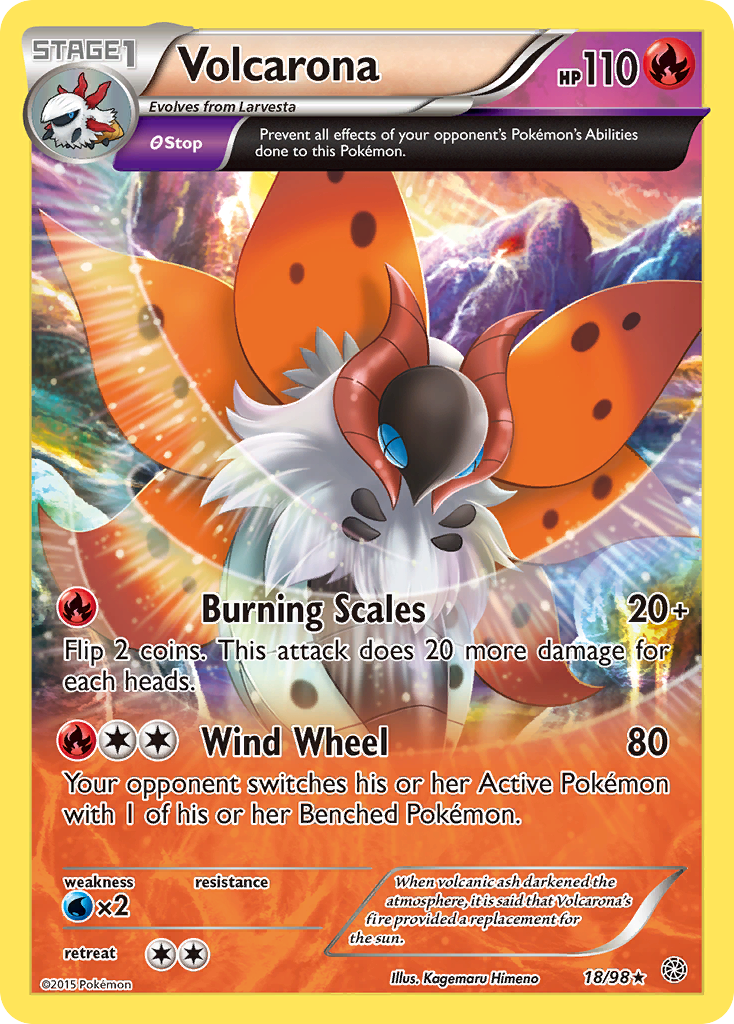 Volcarona - Ancient Origins SET-18