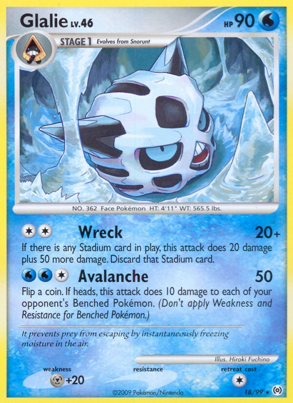 Glalie - Arceus SET-18