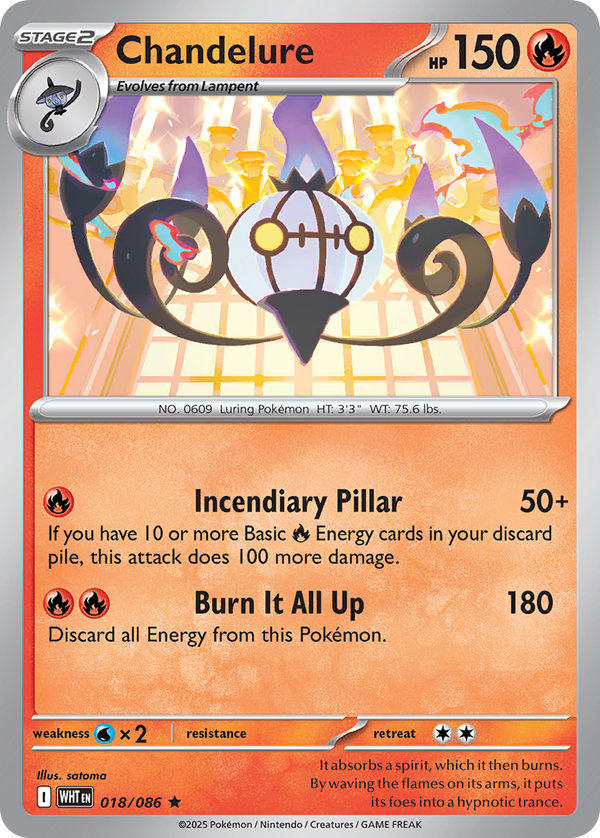 Chandelure - White Flare SET-18