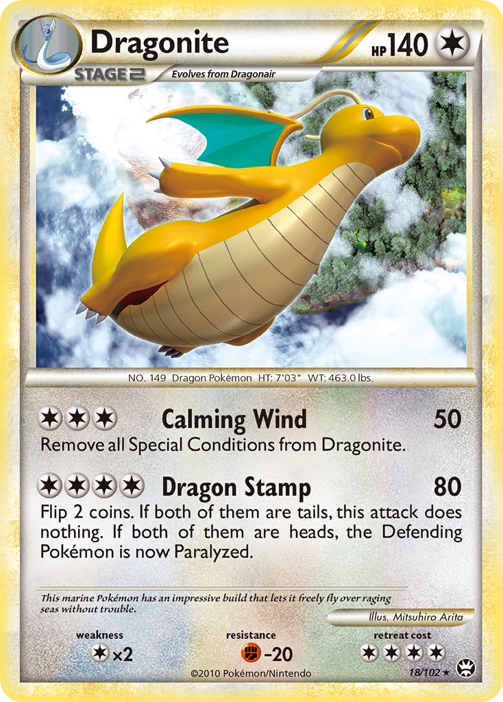 Dragonite - HS Triumphant SET-18