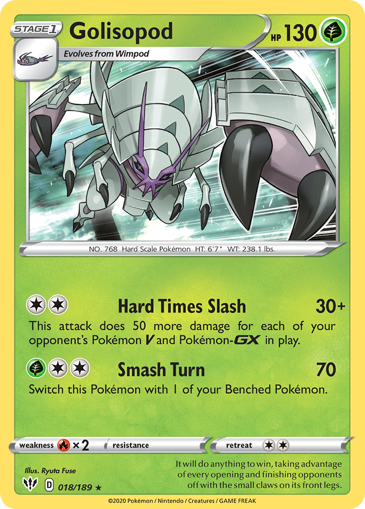 Golisopod - Darkness Ablaze SET-18