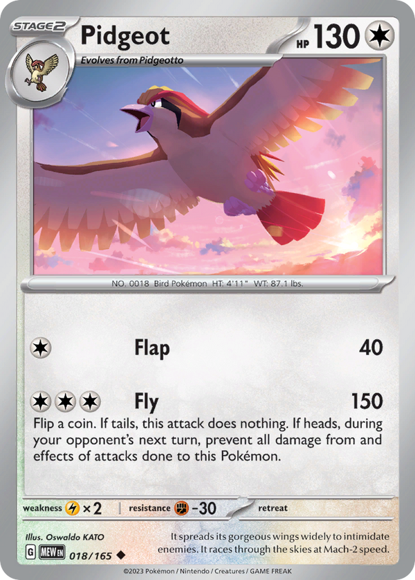 Pidgeot - 151 SET-18