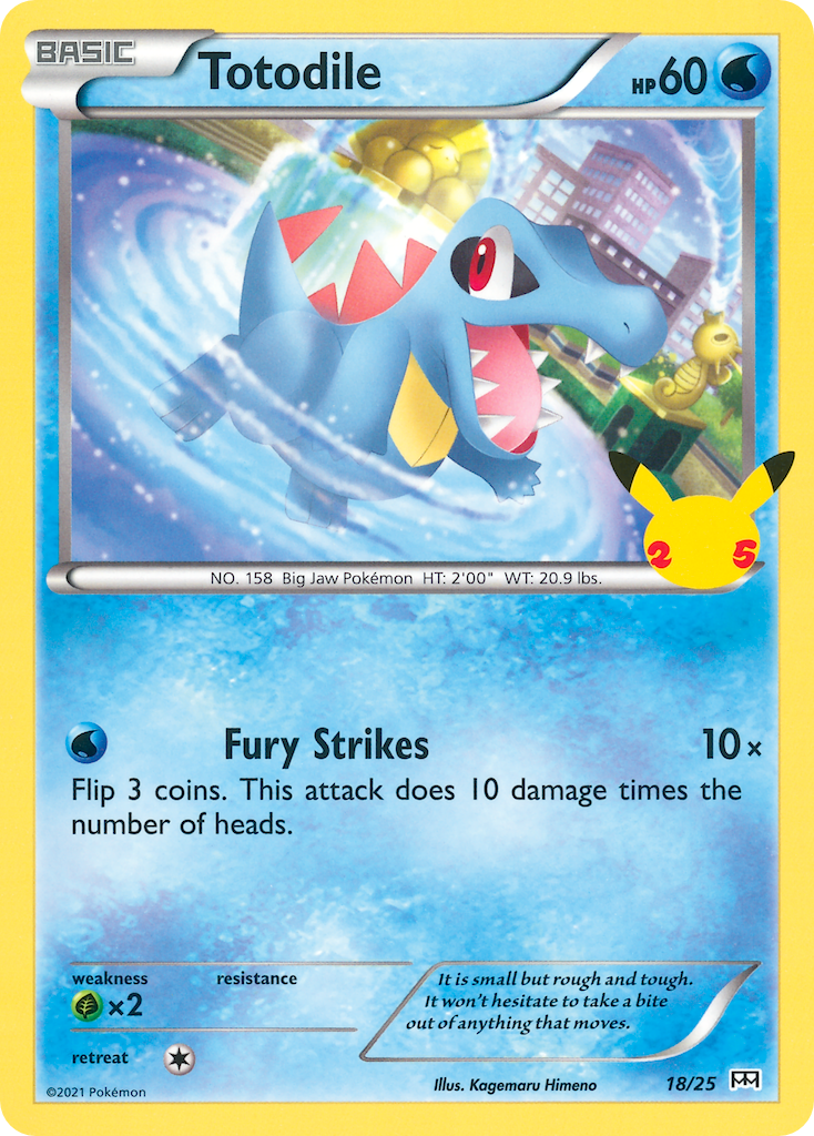 Totodile - McDonald's Collection 2021 SET-18