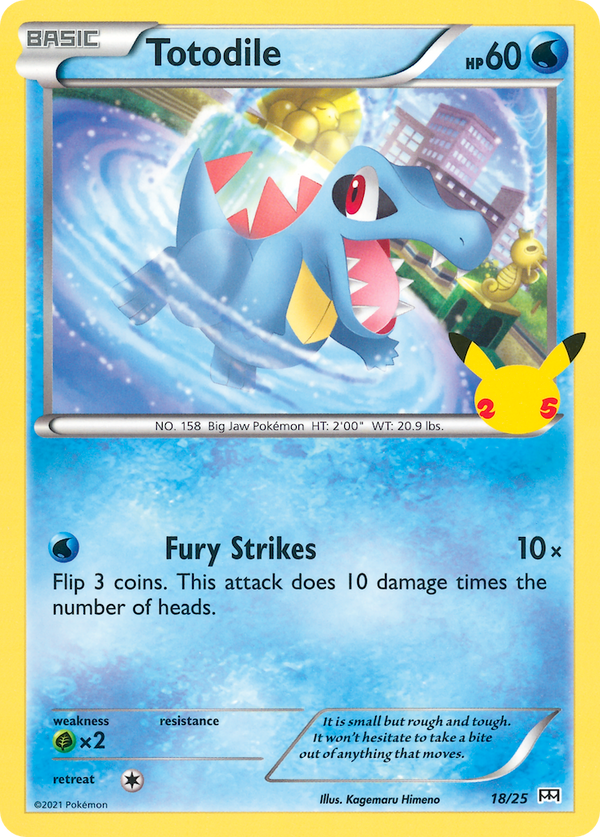 Totodile - McDonald's Collection 2021 SET-18