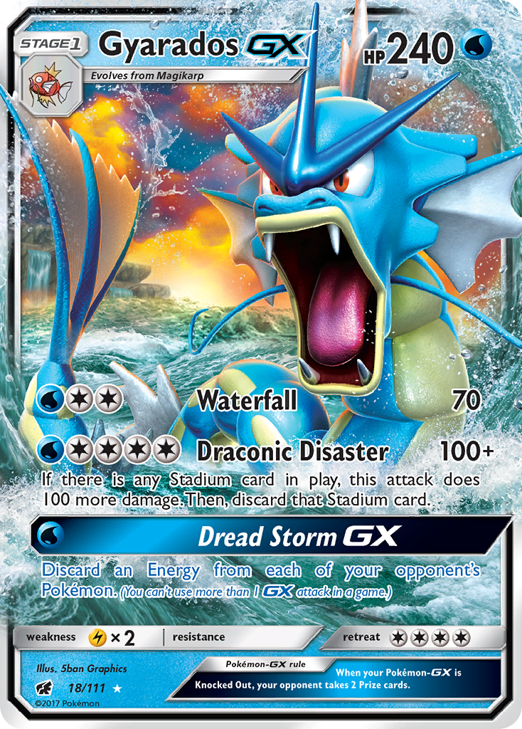 Gyarados-GX - Crimson Invasion SET-18