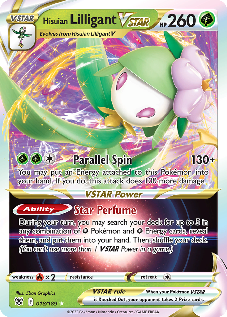 Hisuian Lilligant VSTAR - Astral Radiance SET-18