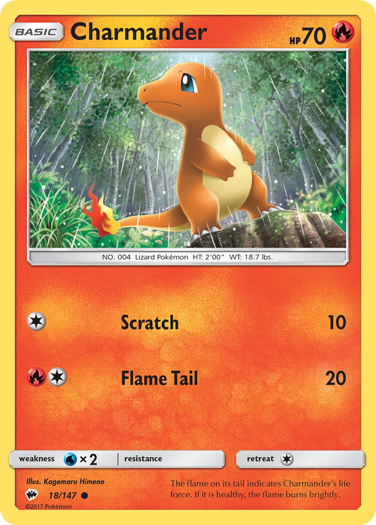 Charmander - Burning Shadows SET-18