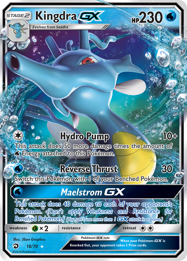 Kingdra-GX - Dragon Majesty SET-18