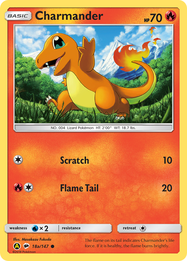 Charmander - Burning Shadows SET-18a