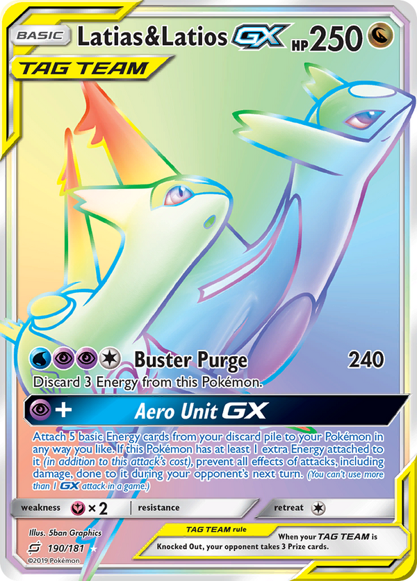 Latias & Latios-GX - Team Up SET-190