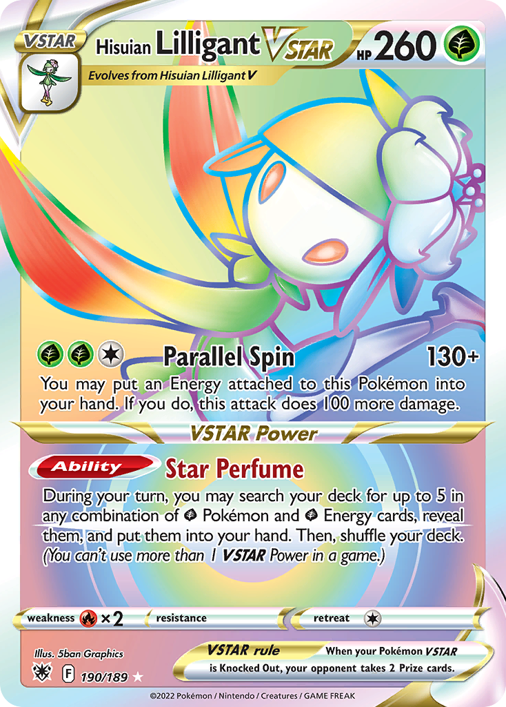 Hisuian Lilligant VSTAR - Astral Radiance SET-190