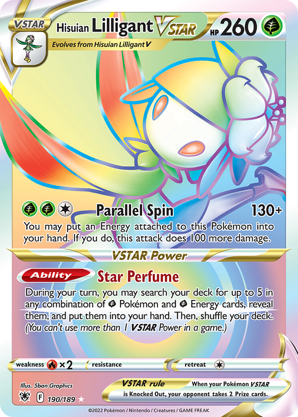 Hisuian Lilligant VSTAR - Astral Radiance SET-190