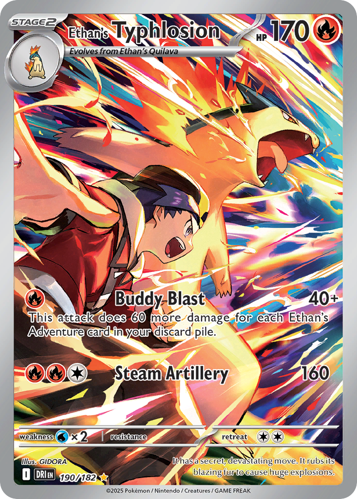 Ethan's Typhlosion - Destined Rivals SET-190